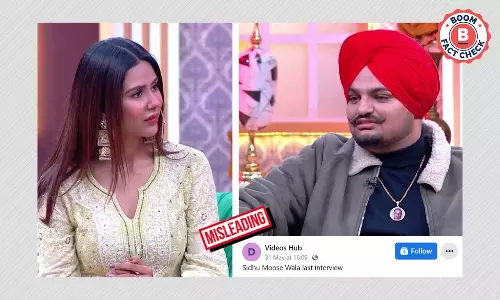 Old Video Of Sidhu Moose Wala Falsely Shared As His Last Interview