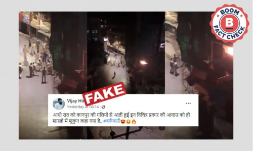 Old Video From Mumbra Falsely Linked To Police Action In Kanpur Violence
