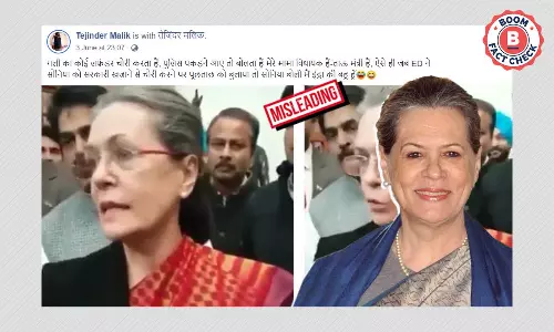 2015 Video Of Sonia Gandhis Comment Viral As Reply To Fresh ED Summons