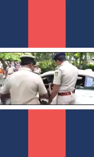 BJP MLAs Daughter Misbehaves With Cops After Being Fined For Overspeeding In Bengaluru