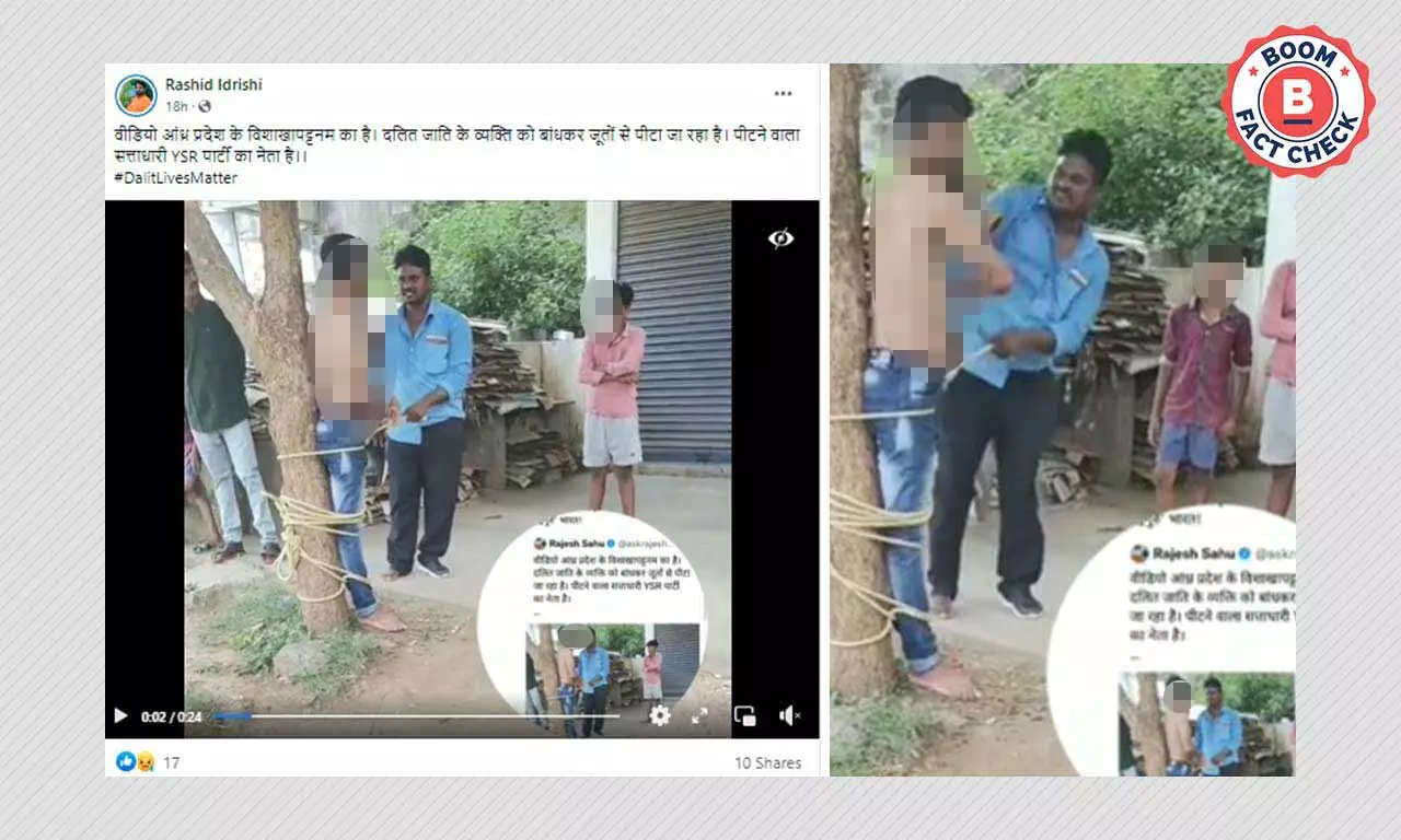 Dalit Man Tied To Tree, Assaulted; Video From Visakhapatnam Goes Viral
