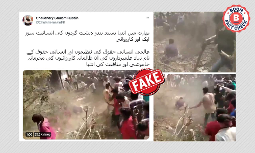 Old Video Of Mob Violence In MP Falsely Linked to Anti-Prophet Remarks Row