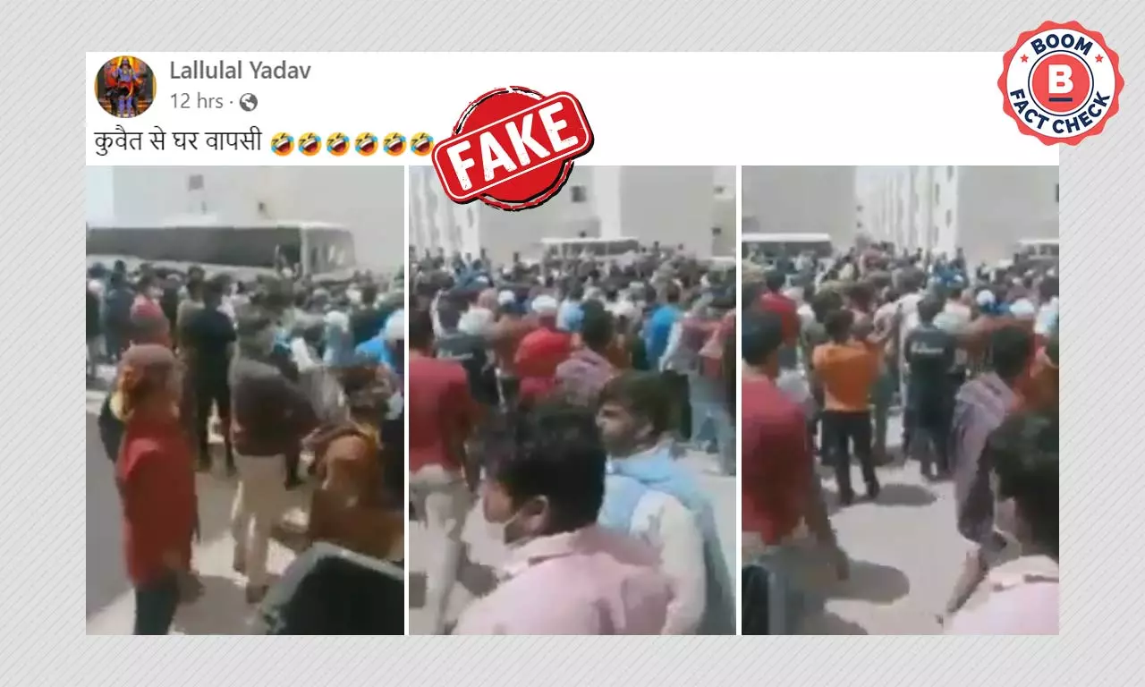 No, This Video Does Not Show Indian Workers In Kuwait Being Sent Back