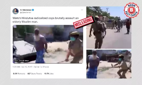 Video Of Police Crackdown On Lockdown Violators Shared With Communal Claim