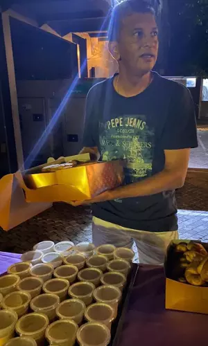 Ex-Sri Lankan Cricketer Serves Tea To People In Queue For Petrol, Images Go Viral