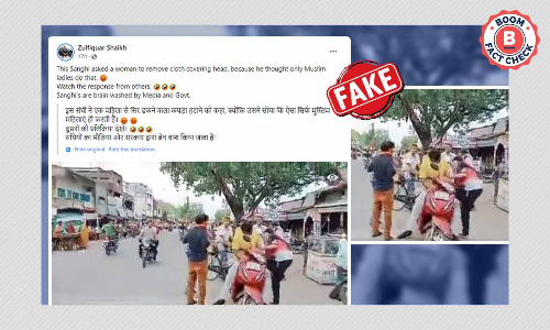 Video Of Woman Thrashing Man In MP Given False Hijab Spin