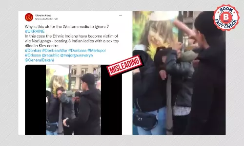 Video Of Far-Right Assault On Roma Women In Kyiv Shared As Attack On Indians