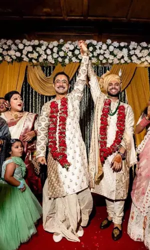 In Photos: Gay Couple Ties The Knot In Kolkata, Takes Internet By Storm
