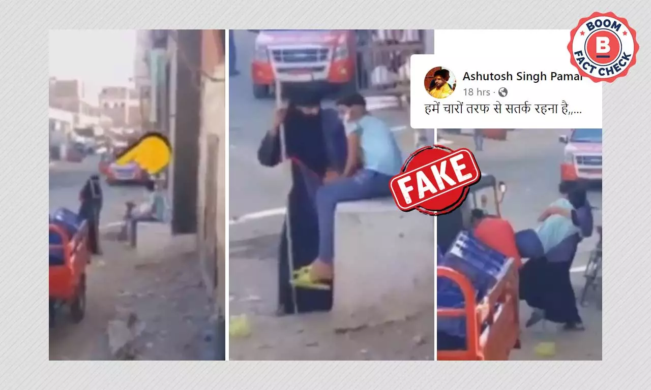 Dramatised Video Of A Burqa-Clad Man Kidnapping A Boy Is From Egypt Dramatised Video Of A Burqa-Clad Man Kidnapping A Boy Is From Egypt
