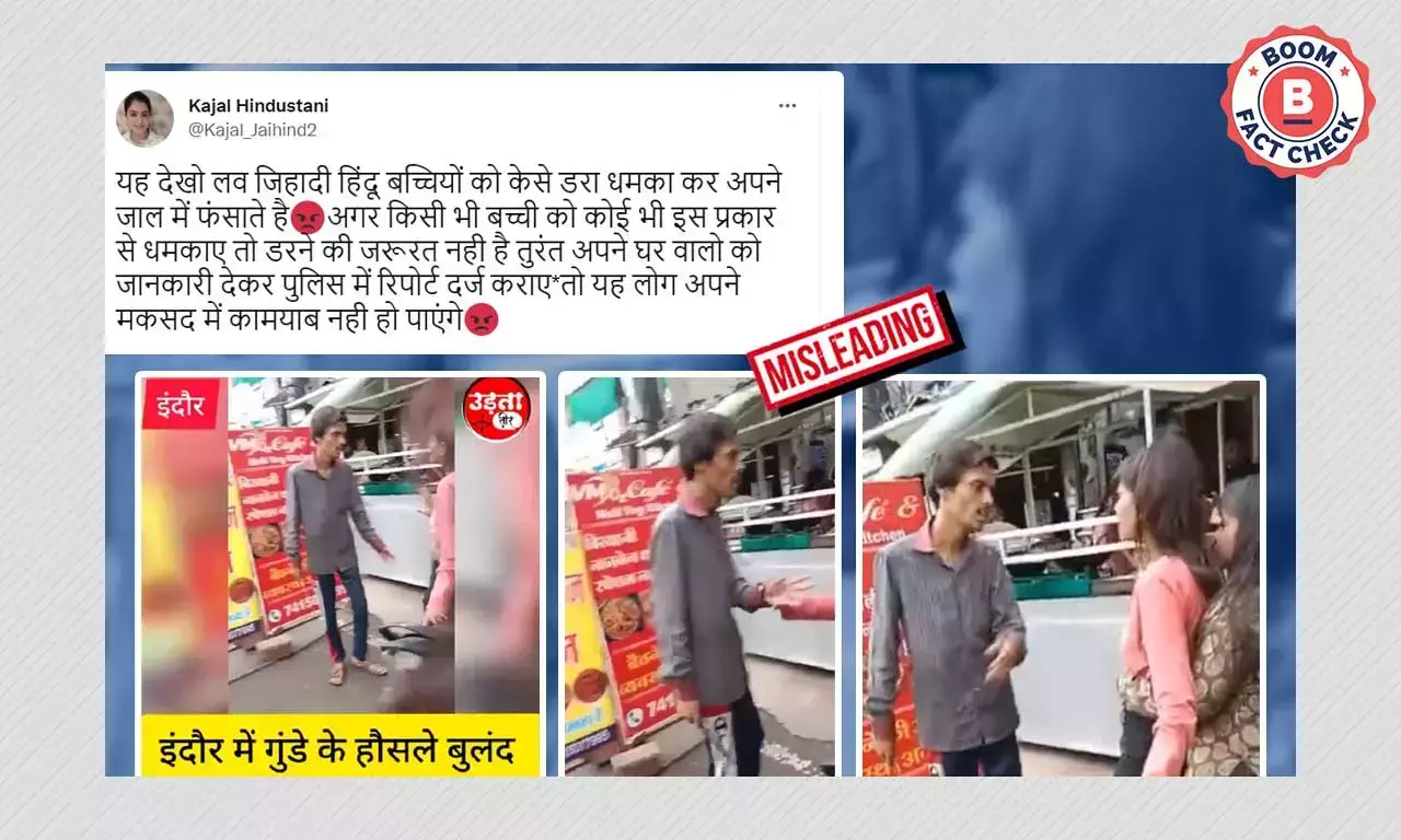 Video Of Man Threatening Women Peddled With False Communal Claim Video Of Man Threatening Women Peddled With False Communal Claim