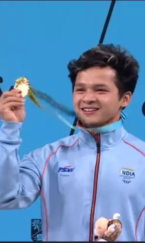 Jeremy Lalrinnunga Wins Second Gold For India In Mens 67kg Weightlifting Category