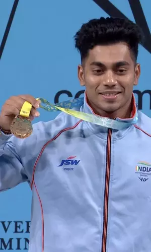 Achinta Sheuli Wins Gold In 73kg Weightlifting Category, Indias Tally Up To 6