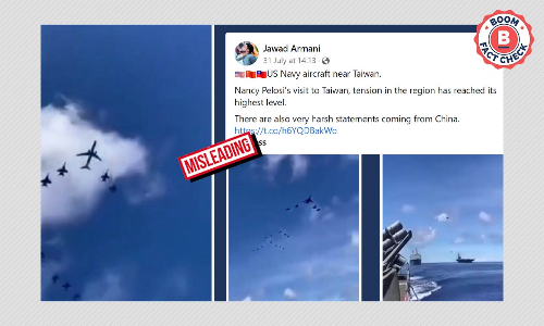 Old Military Exercise Footage Falsely Linked To Pelosis Taiwan Visit