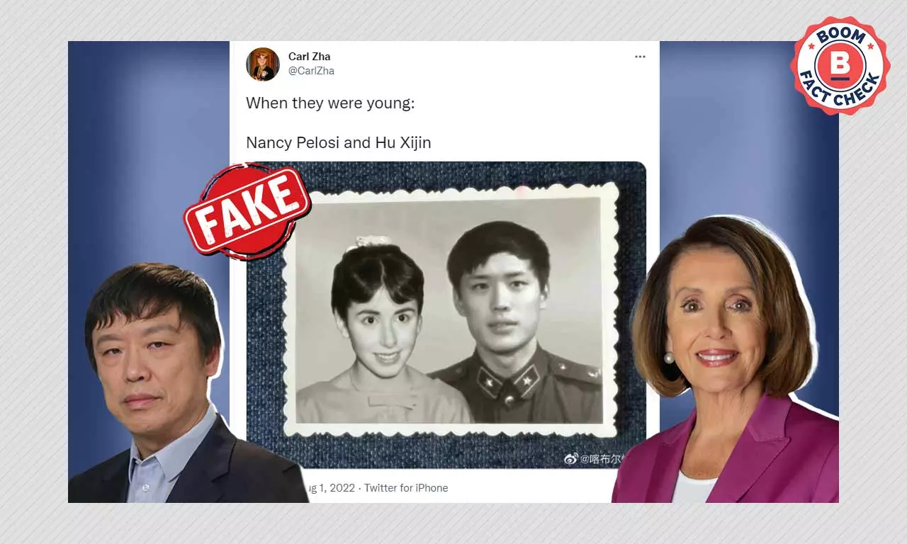 Marriage Photo Of Nancy Pelosi And Chinese Reporter Is Doctored