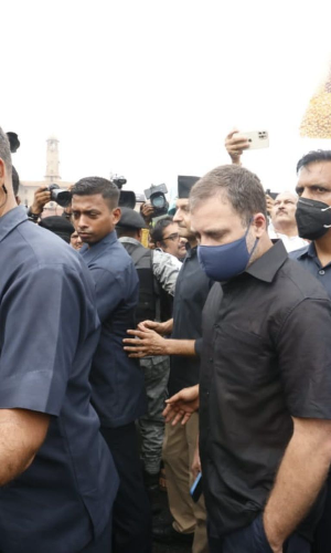 Rahul Gandhi Detained Ahead Of Congresss Gherao PMs Home Call, Leaders Wear Black To Protest Inflation