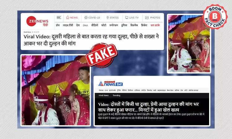 Video Of Bride Leaving Groom For Her Lover At A Wedding Is Staged