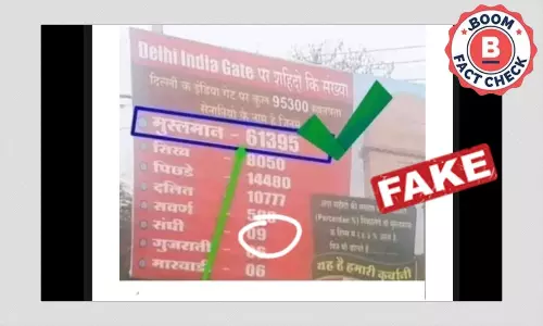 61,395 Names Of Muslim Soldiers On India Gate? False Claim Revived