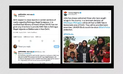 MHA Disputes Hardeep Singh Puris Tweet, Says No Flats For Rohingyas