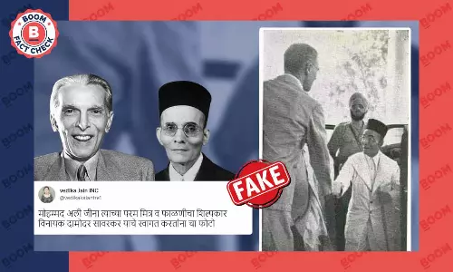 No, Viral Photo Does Not Show Savarkar Meeting Jinnah