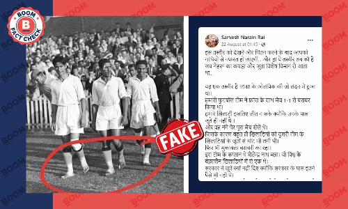 Did The Indian Football Team Play 1948 Olympics Barefoot Because They Couldnt Afford Boots?