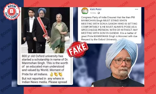 Oxford Does NOT Give A Manmohan Singh Scholarship, But Cambridge Does