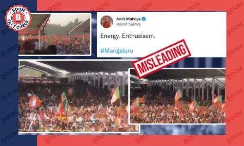 BJP Leaders Falsely Share PM Modis 2019 Kolkata Rally Video As Recent