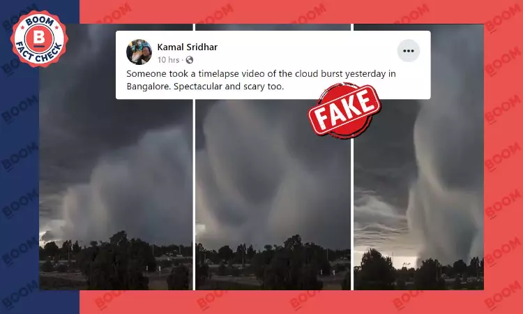Timelapse Video From Perth, Australia Peddled As Cloudburst in Bengaluru