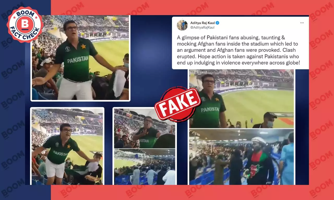 Video Of Pak Spectator Taunting Afghan Fans Is Not From Asia Cup 2022 BOOM