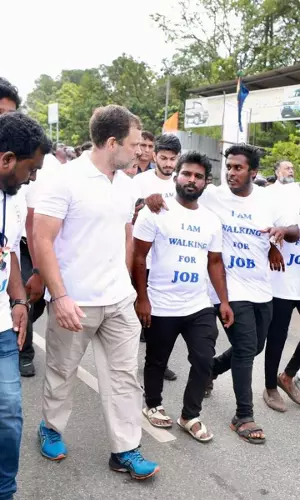 In Photos: Rahul Gandhi In Kanyakumari On Day 3 Of Bharat Jodo Yatra