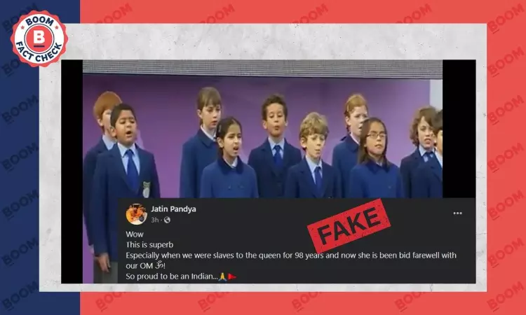 2009 Video Falsely Shared As Shlokas At Buckingham Palace For Queens Funeral