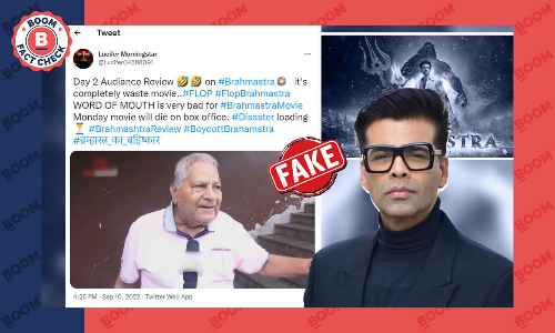 Video Of An Old Man Abusing Karan Johar Is Not Linked To Brahmastra