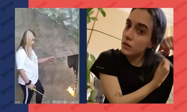 Irani Women Are Cutting Their Hair, Burning Hijabs After Womans Death In Police Custody