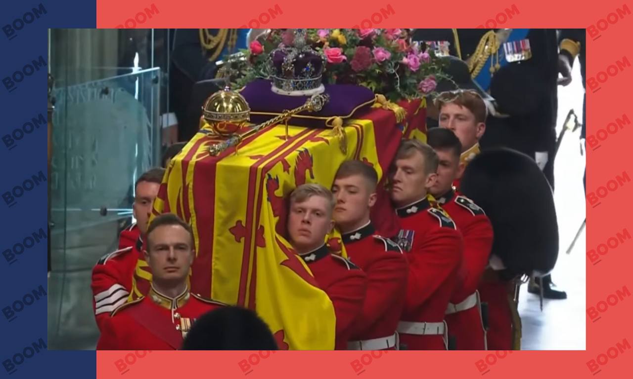 Queen Elizabeth's Funeral Coffin Makes Final Journey From Westminster