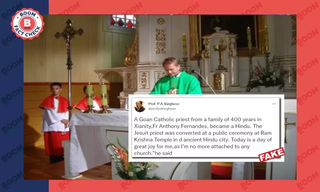 Photo Of Polish Actor Viral As Catholic Priest Who Converted To Hinduism Photo Of Polish Actor Viral As Catholic Priest Who Converted To Hinduism