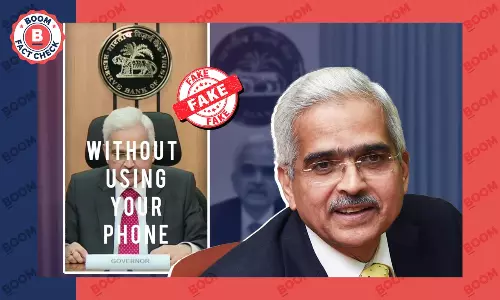Video of RBI Governor Cautioning Against PhonePe, GPay Fraud Is Morphed Video of RBI Governor Cautioning Against PhonePe, GPay Fraud Is Morphed