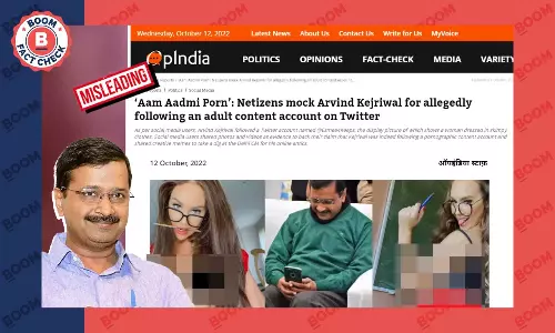 Did Arvind Kejriwal Follow A Pornographic Twitter Account? A FactCheck