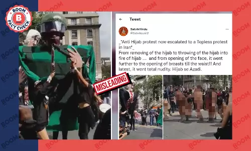 No, This Video Does Not Show Iranian Women Protesting Naked