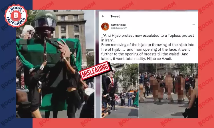 No, This Video Does Not Show Iranian Women Protesting Naked