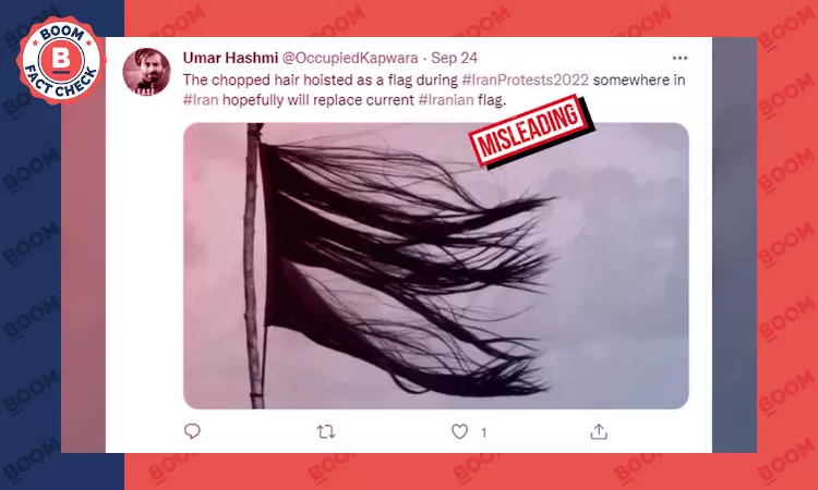 Old Image Of Artwork Made Of Hair Falsely Linked To Iran Protests