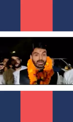 Shrikant Tyagi, Noida Politician Jailed For Abusing Woman, Gets Heros Welcome On Release