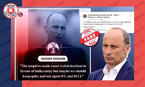 India Vs Pak T20 World Cup: Nasser Hussain Calls Out Fake Quote In His Name