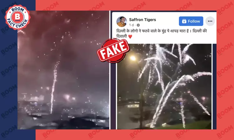 Video Of Fireworks In Naples Peddled As Delhiites Defying Firecracker Ban