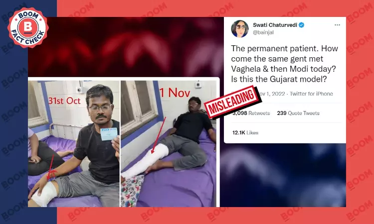 Morbi Bridge Collapse: Viral Posts Falsely Claim Patient Faked Injuries