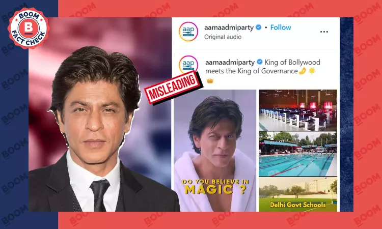 Did Shah Rukh Khan Endorse The Aam Aadmi Party? Viral Video Doctored