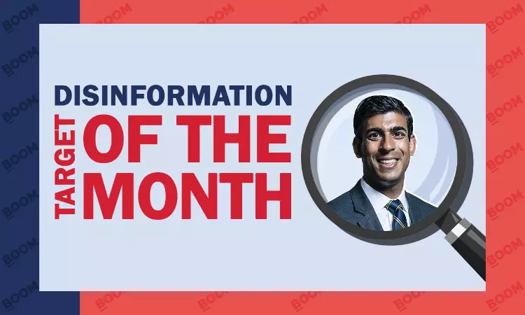 False Claims In October Prominently Targeted Rishi Sunak And The Central Government