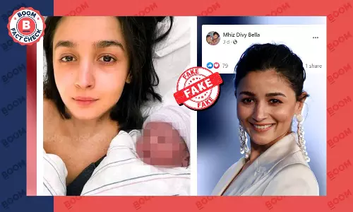 Viral Photo of Alia Bhatt With A Newborn Baby Is Morphed