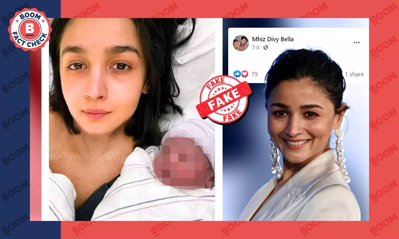 Alita Bhatt Sex Video - Viral Photo of Alia Bhatt With A Newborn Baby Is Morphed | BOOM