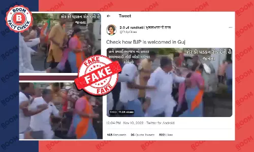 Old Video Of TMC-BJP Clash From Bengal Revived As Gujarat