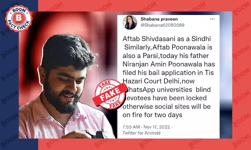 No, Delhi Murder Accused Aaftab Poonawala Is Not A Parsi