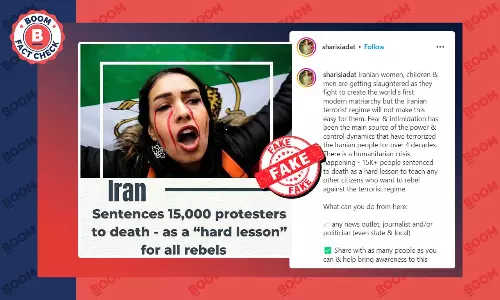 Did Iran Give Death Penalty To 15,000 Protesters? Fact-Check